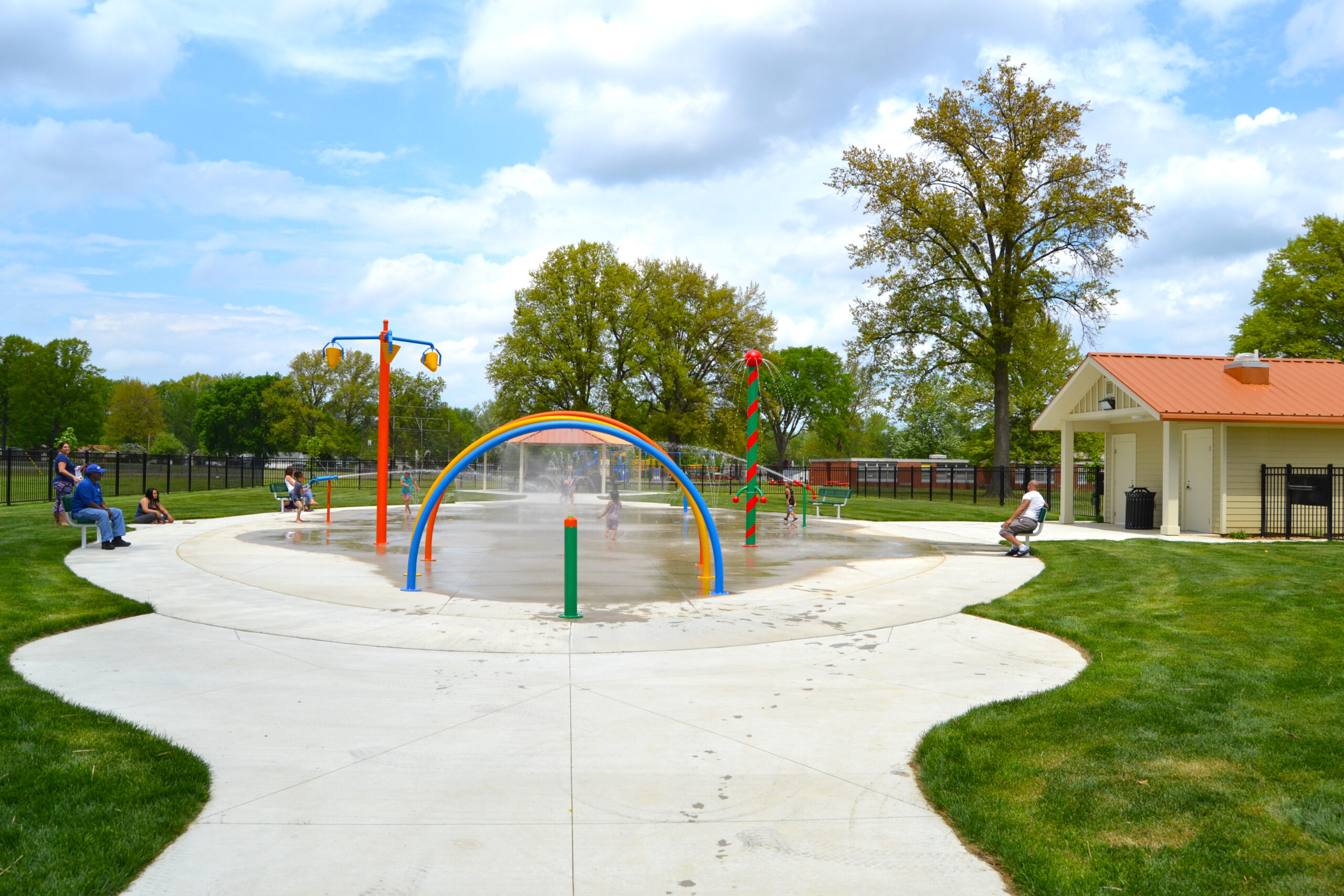 AQ 0118- 49 Elyria West Park Splash Pad, OH