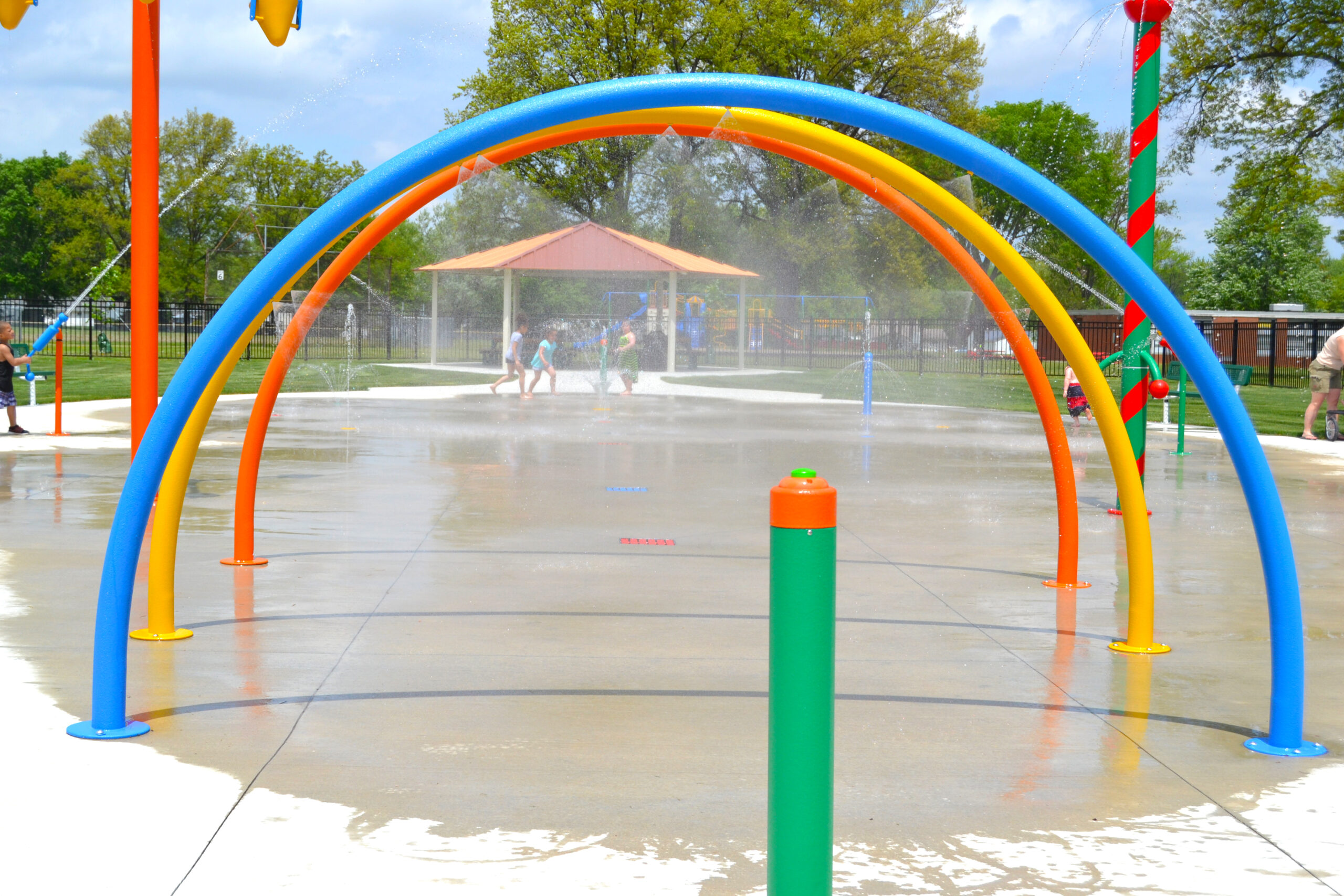 AQ 0118- 10 Elyria West Park Splash Pad, OH