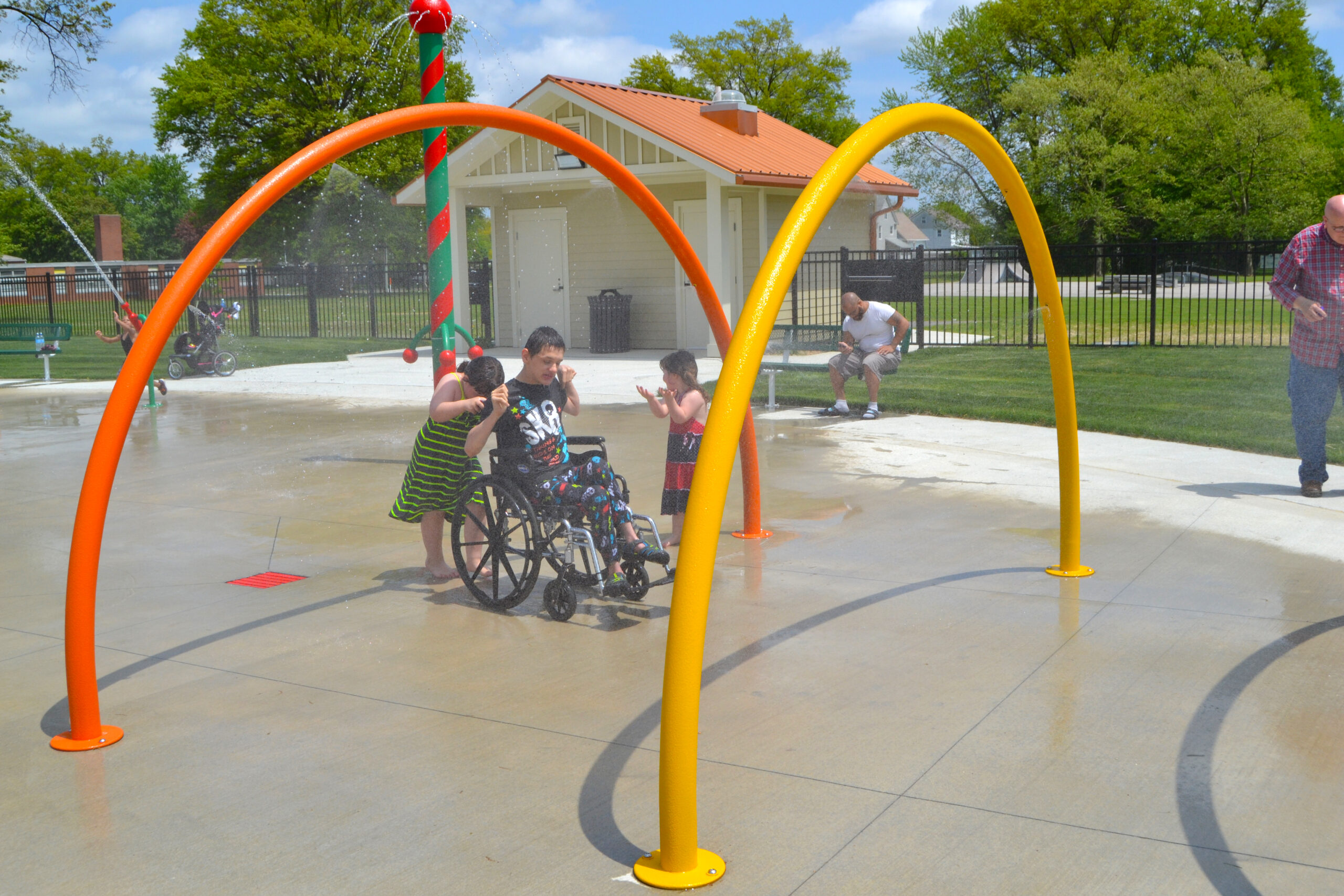 AQ 0118- 11 Elyria West Park Splash Pad, OH