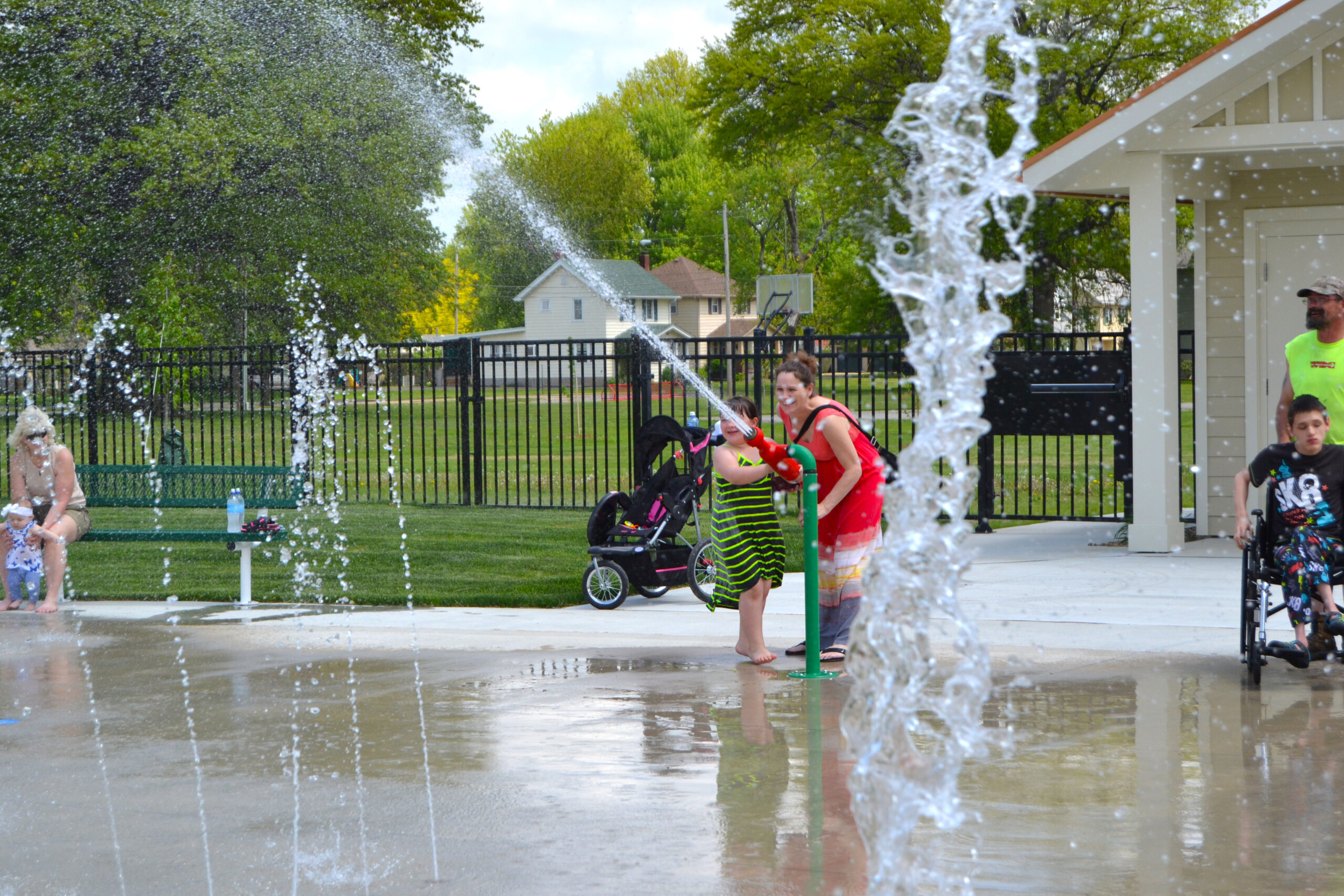 AQ 0118- 12 Elyria West Park Splash Pad, OH