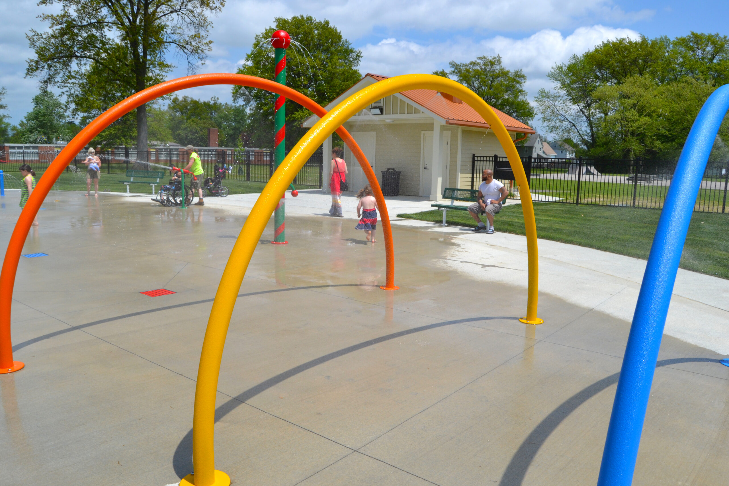 AQ 0118- 13 Elyria West Park Splash Pad, OH