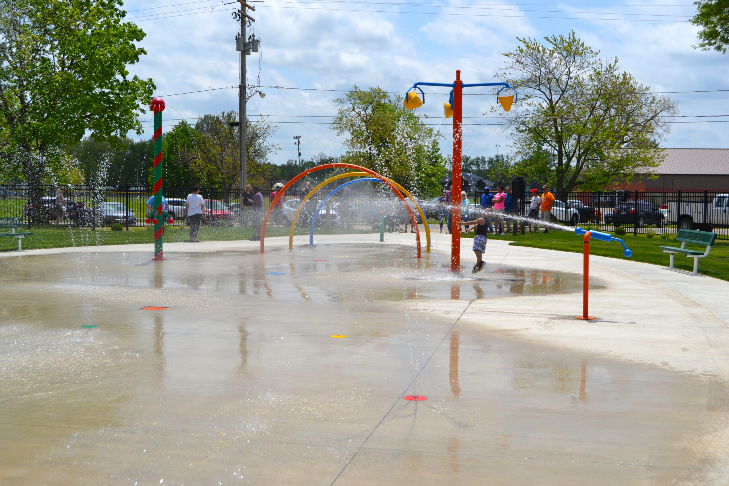 AQ 0118- 21 Elyria West Park Splash Pad, OH