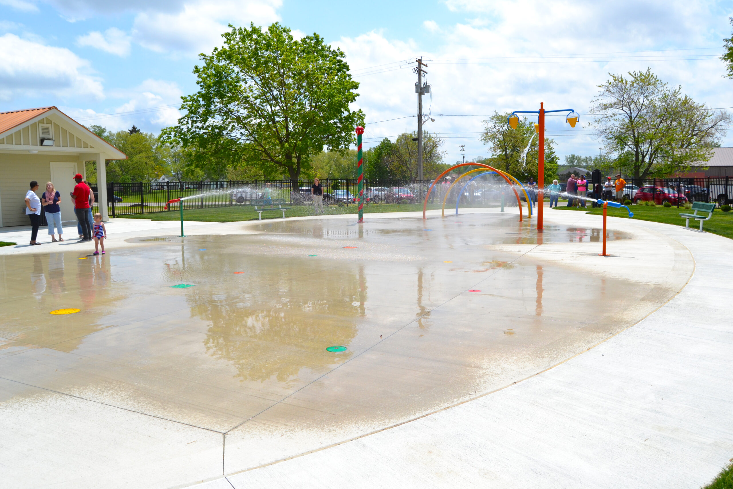 AQ 0118- 24 Elyria West Park Splash Pad, OH