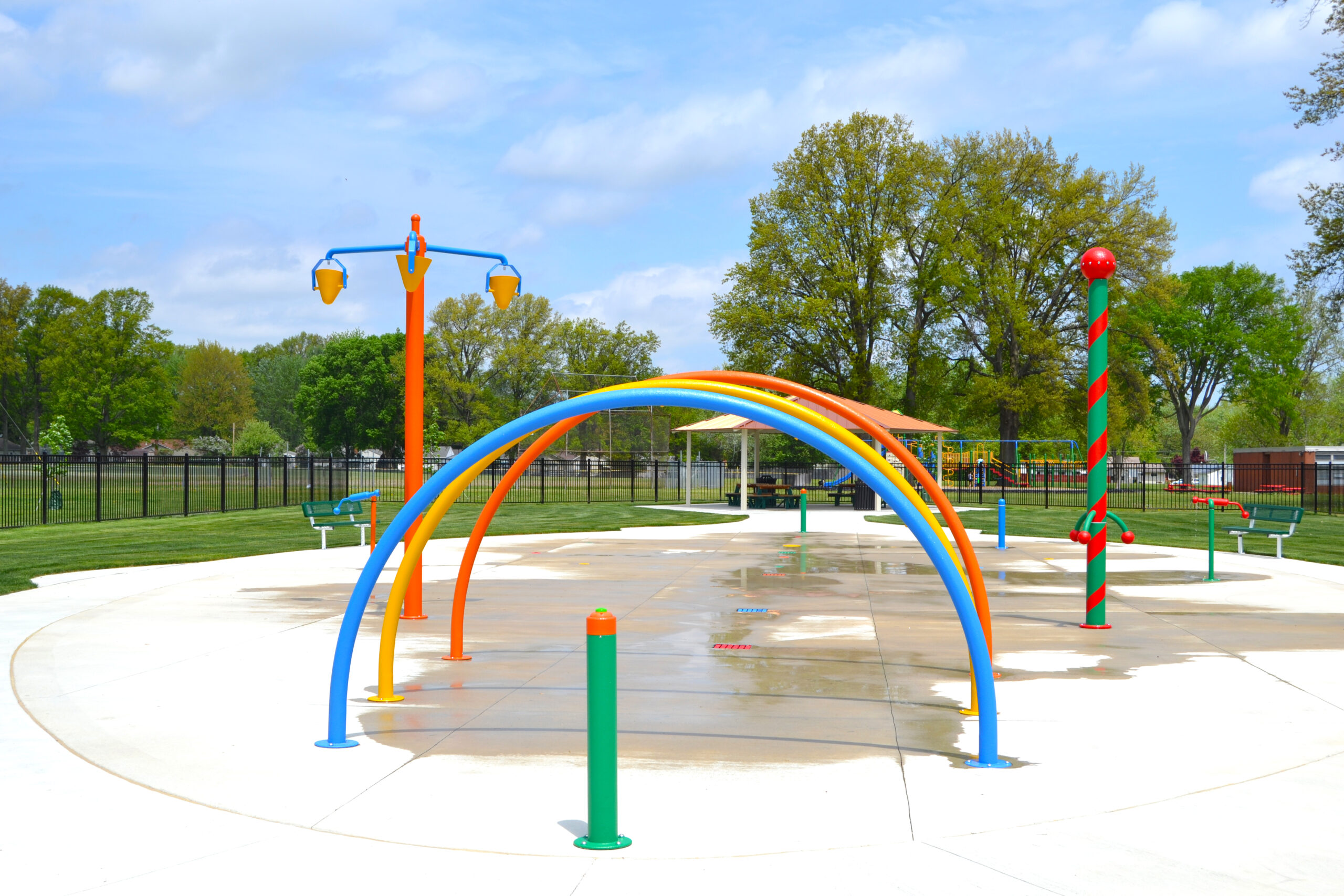 AQ 0118- 45 Elyria West Park Splash Pad, OH