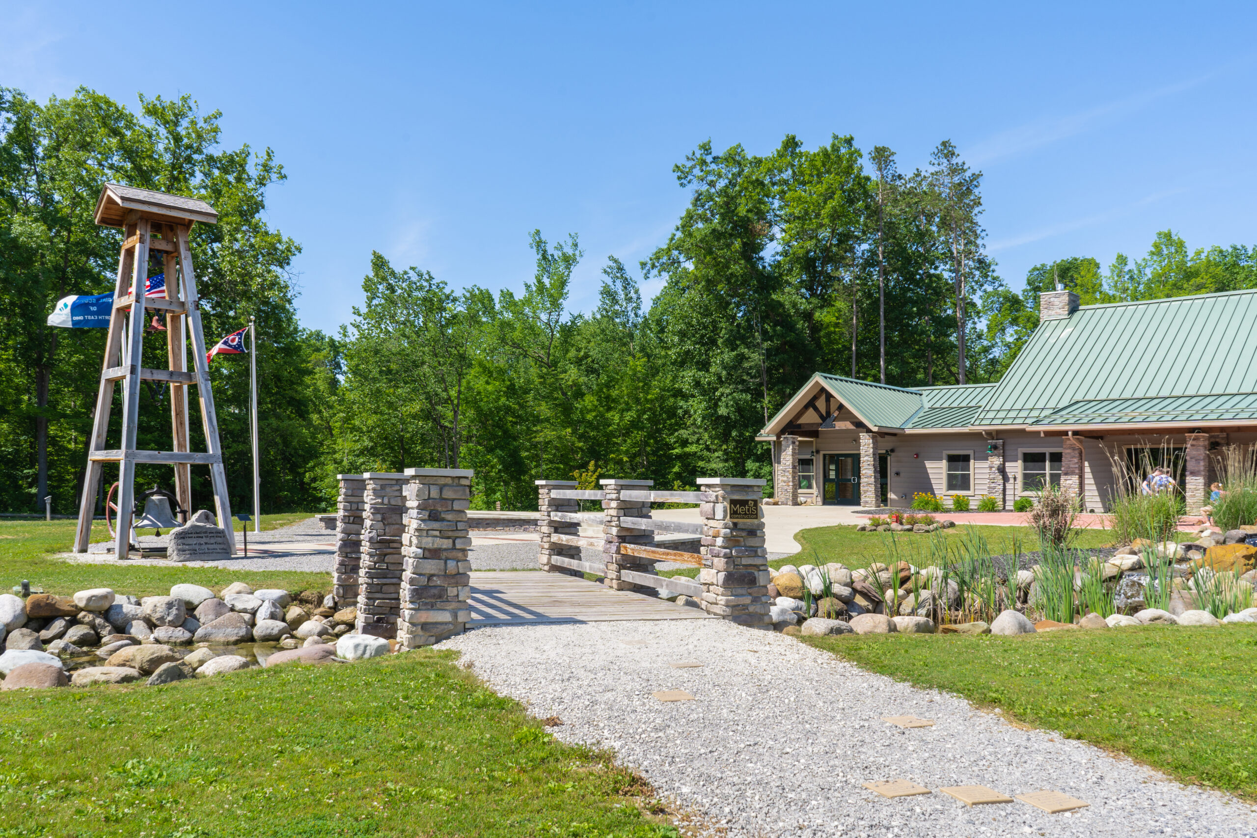 CMP 0044-11 Camp Ledgewood Chickadee Bridge, Boston Heights OH