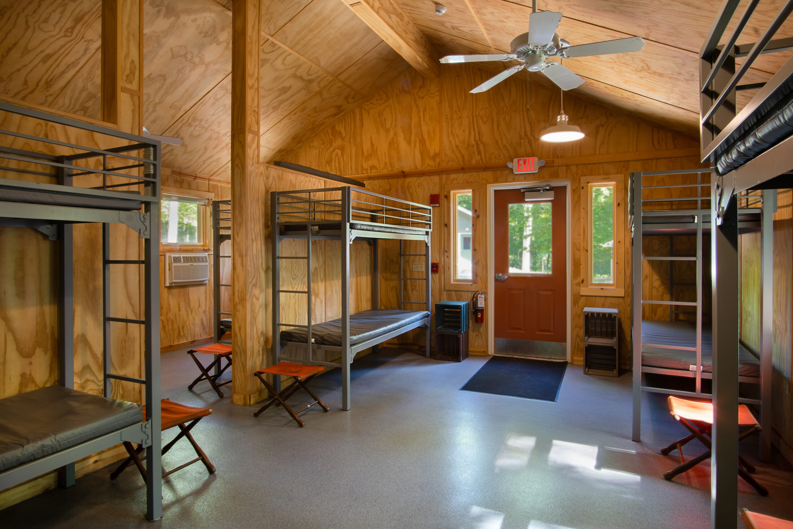 CMP 0044-13 Camp Ledgewood Cabin Interior, Boston Heights OH