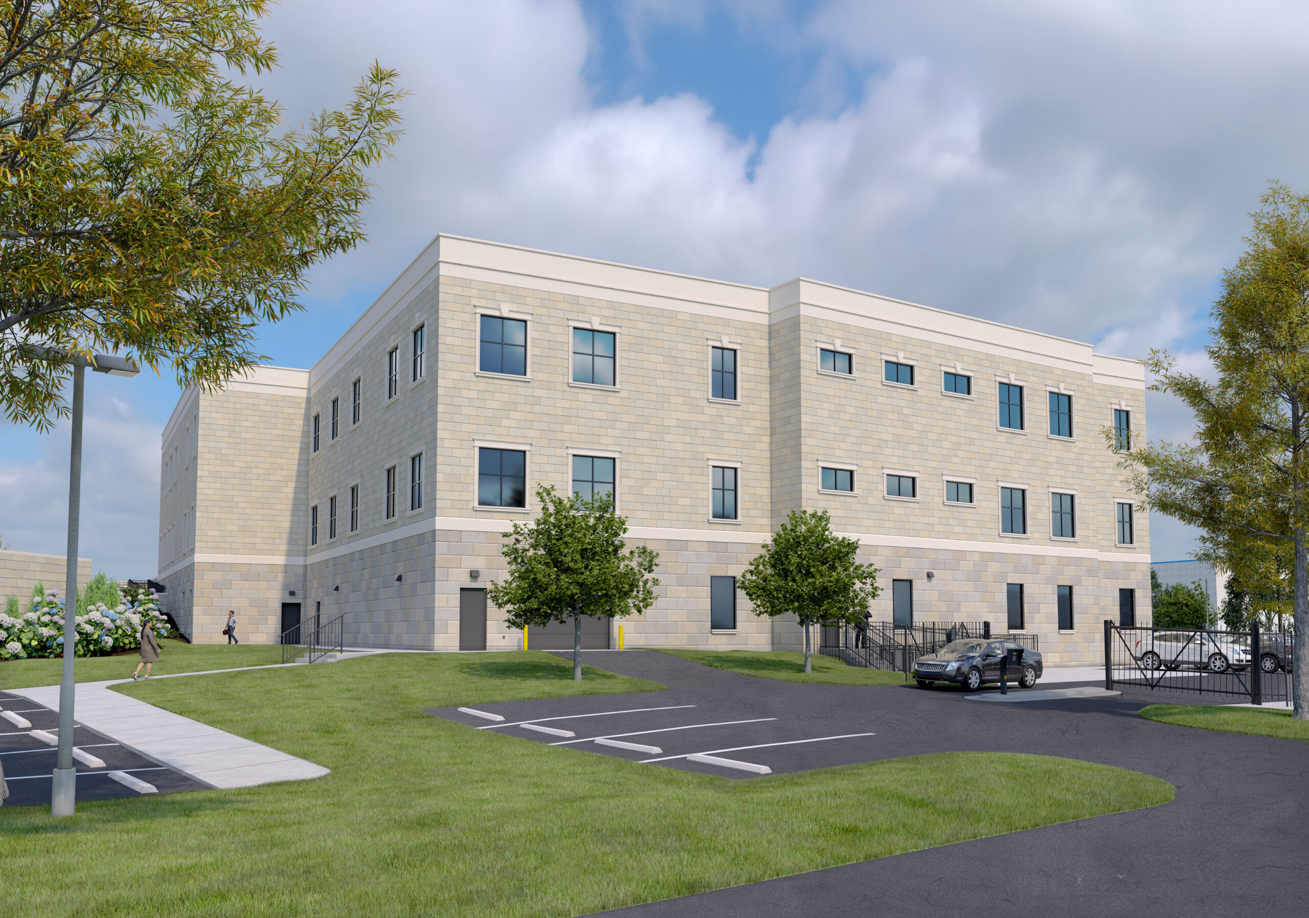 JESSAMINE COUNTY JUDICIAL CENTER EXTERIOR REAR RENDER