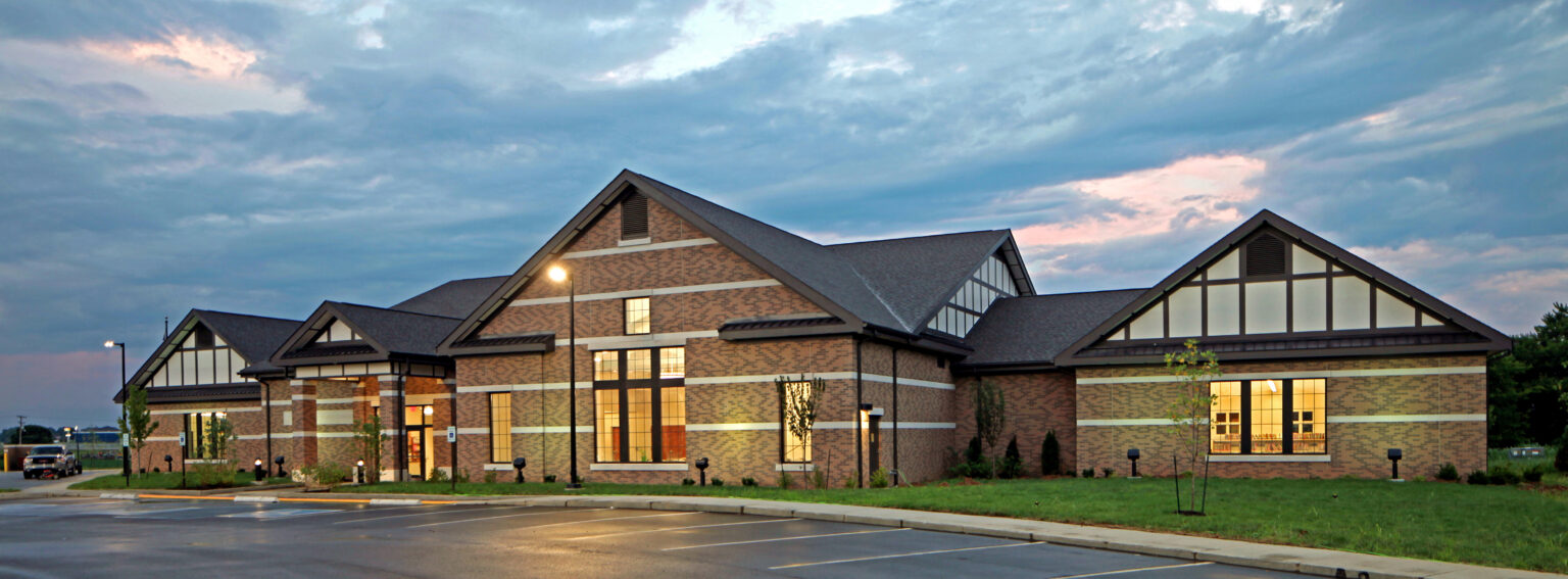 LIB 0029-01 Wayne County Library, Monticello KY pano