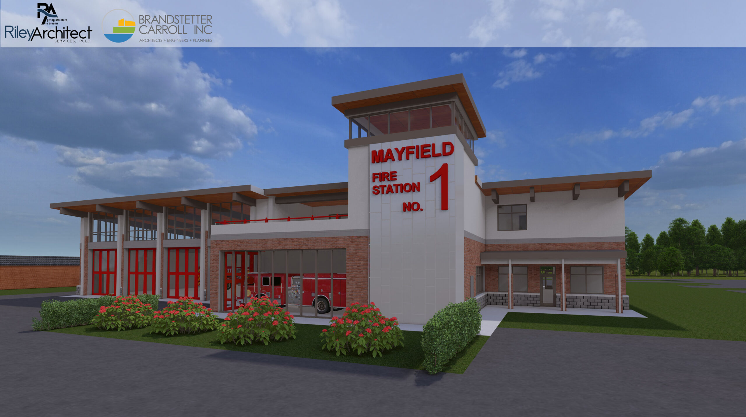 SAF 0066-004 RAS Mayfield Fire Station 1 North View