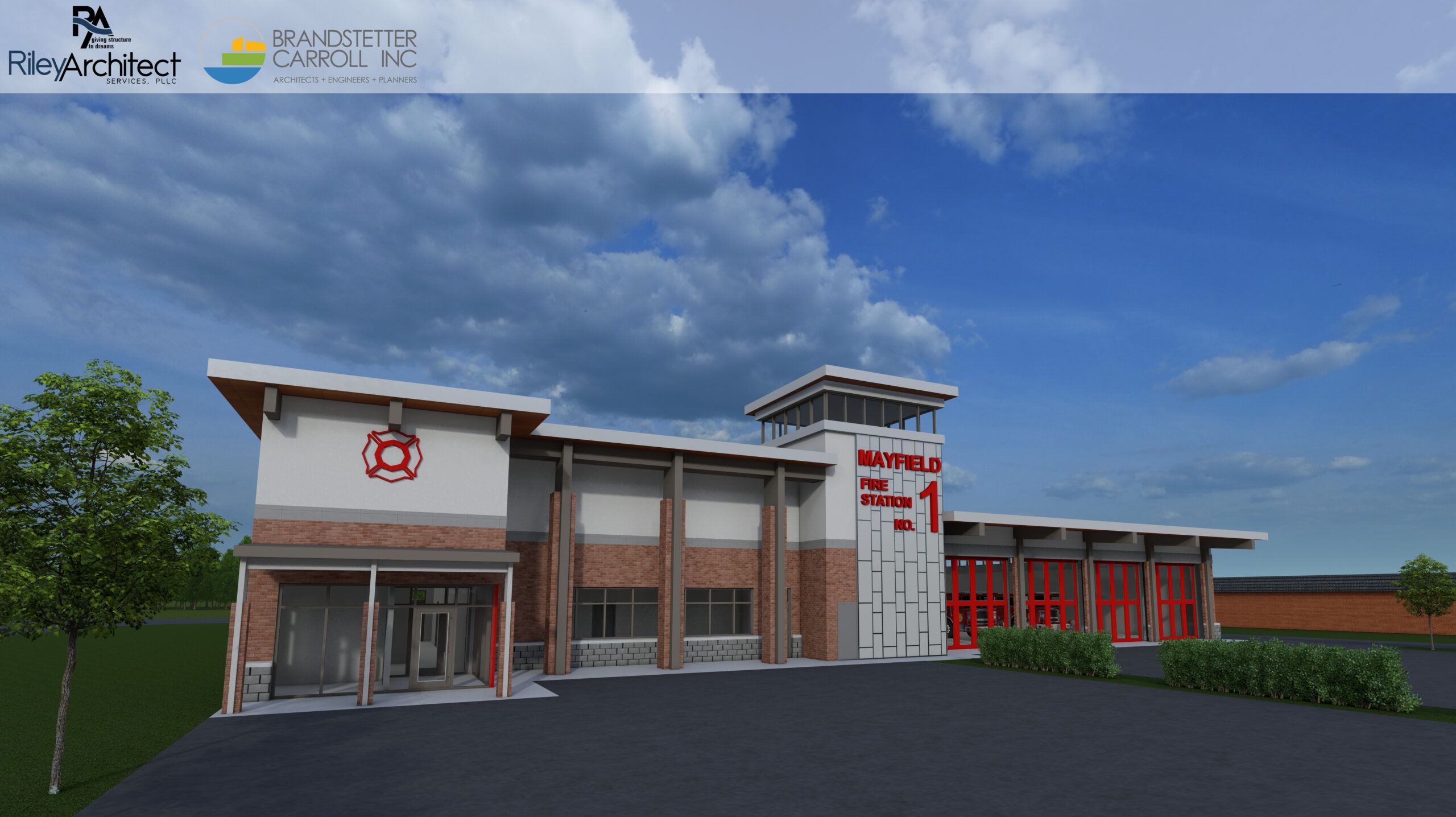 SAF 0066-02 RAS Mayfield Fire Station 1 South West View