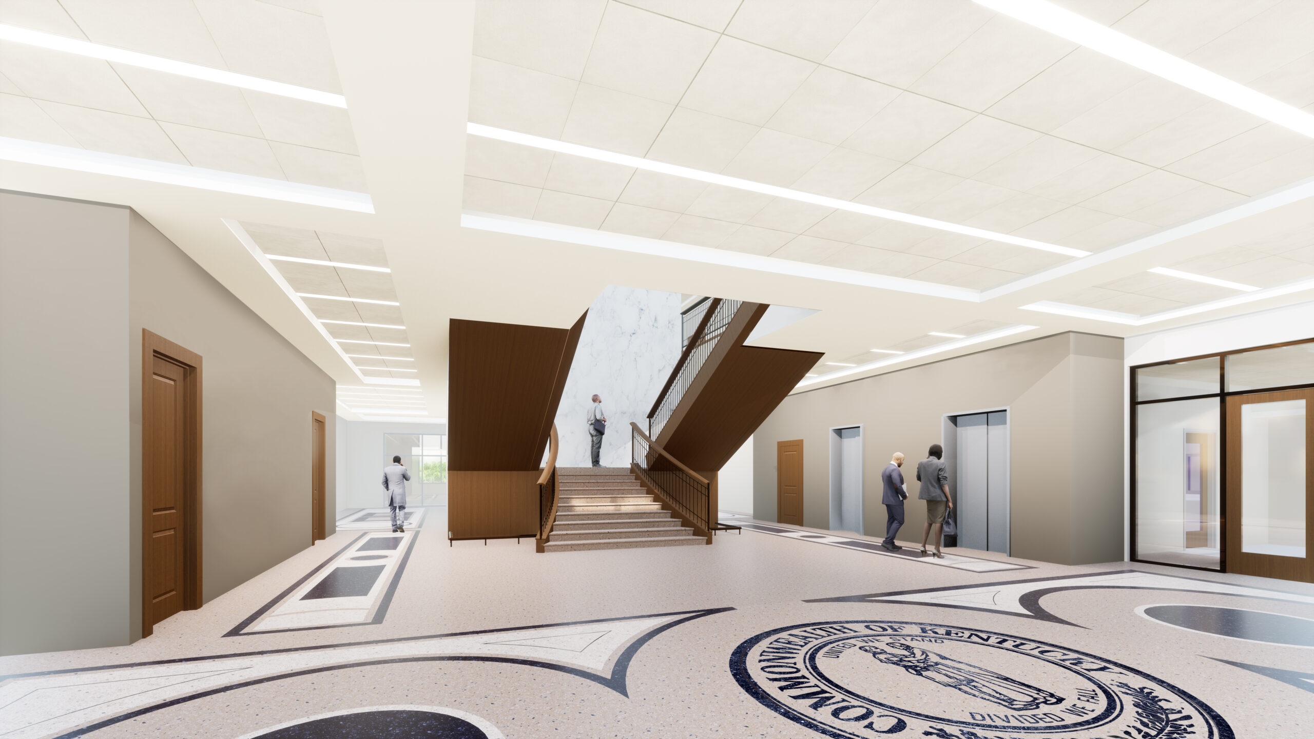SCOTT CO HALL OF JUSTICE LOBBY RENDER 1