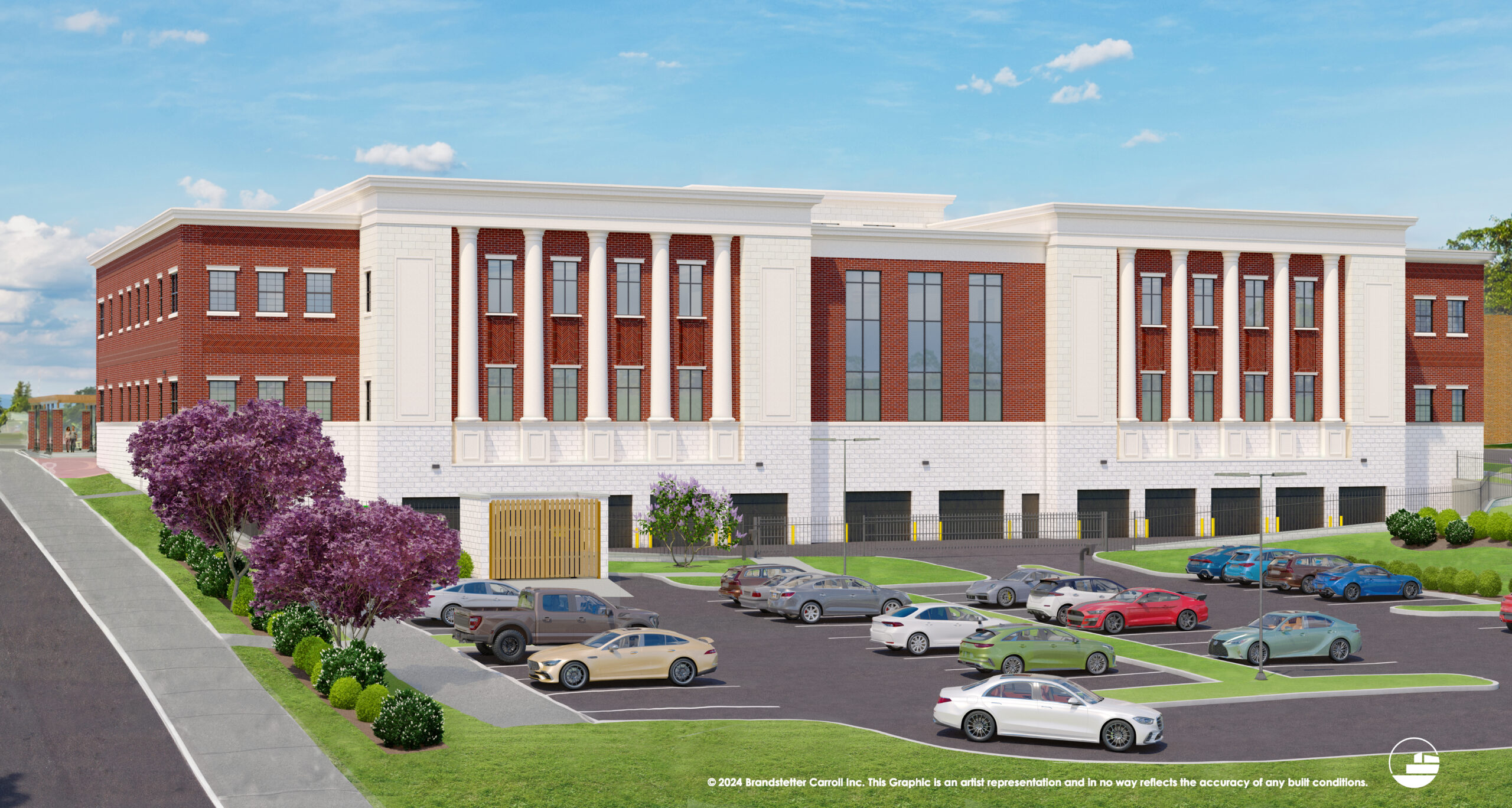 SCOTT COUNTY JUDICIAL CENTER EXTERIOR RENDER REAR